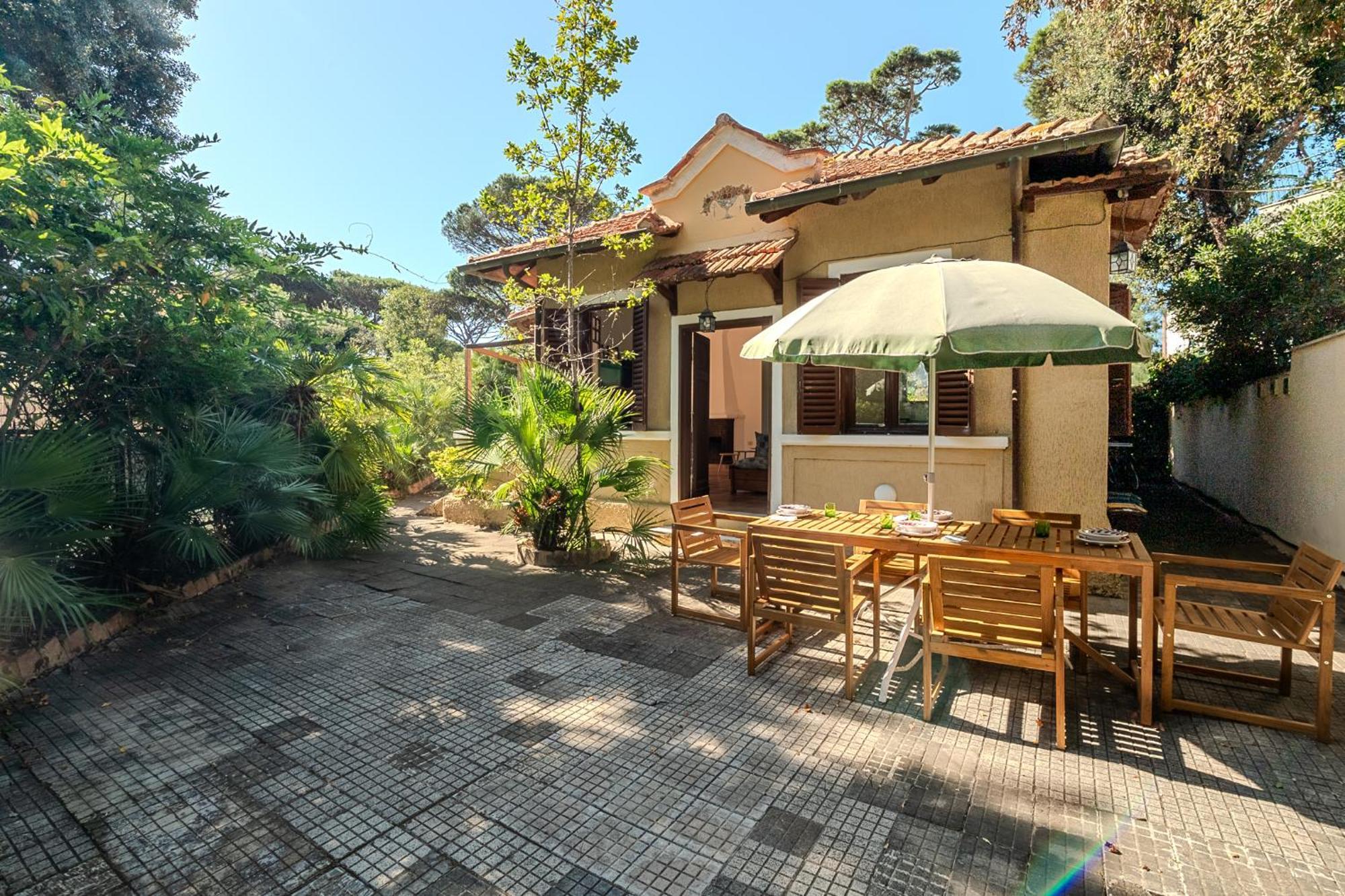 Exclusive Charming Villa - Free Parking 400 Mq Garden - Rome Airport - Roseto Villa Dream Fregenae Kültér fotó